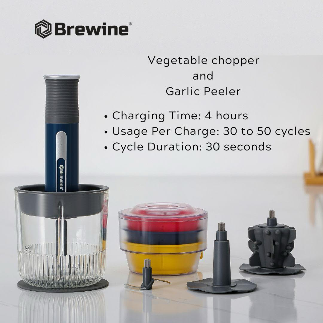 GARLIC PEELER & VEGETABLE CHOPPER