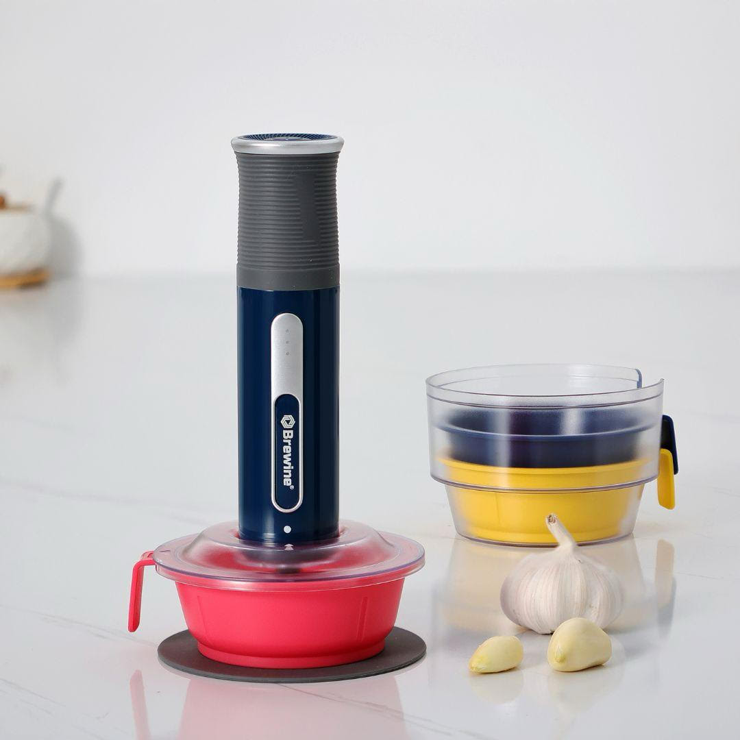 Garlic Peeler  & Vegetable Chopper (Rechargeable -USB CORDLESS)